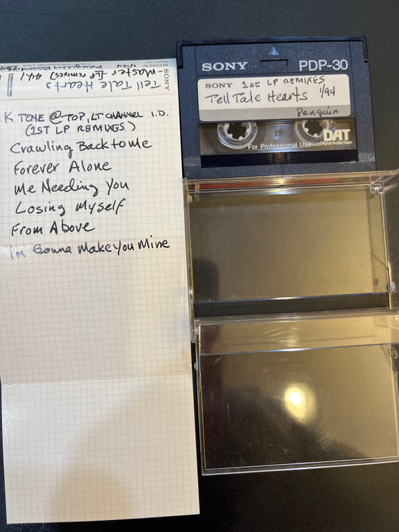 TELLTALE HEARTS- 1ST LP REMIXES -DAT FORMAT! ONE OF A KIND..