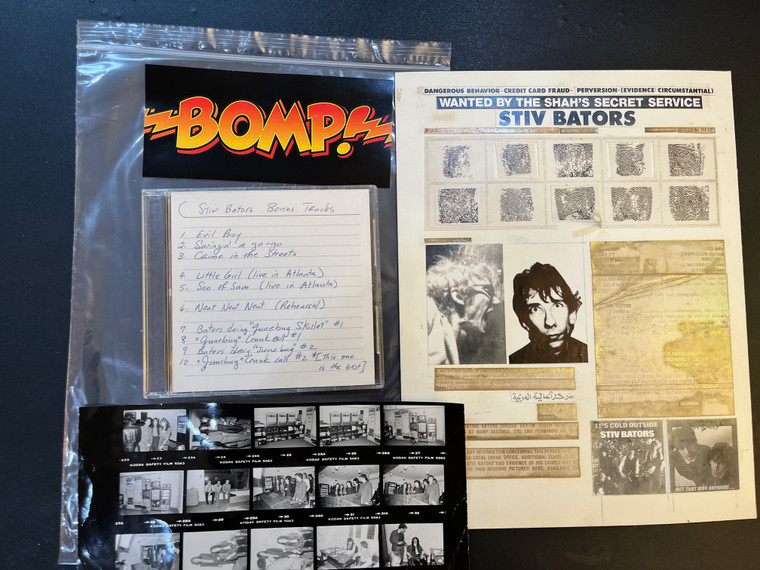 BATORS, STIV- "BONUS TRACKS "  SET WITH EXTRAS INCL ORIG ARTWORK-ARCHIVAL CD MASTER