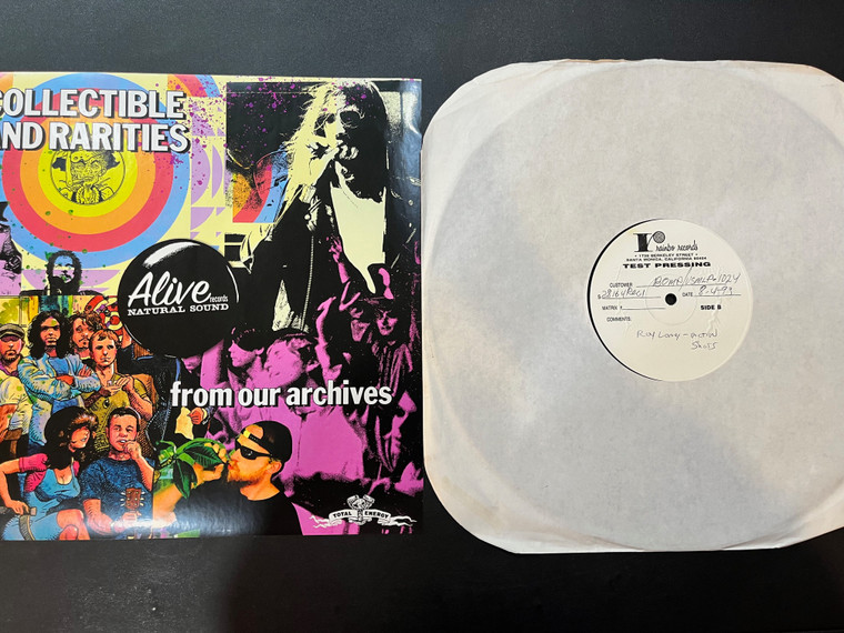 LONEY , ROY - Action Shots (Live with ex-Flamin' Groovies members.) RARE TEST PRESSING!  LP