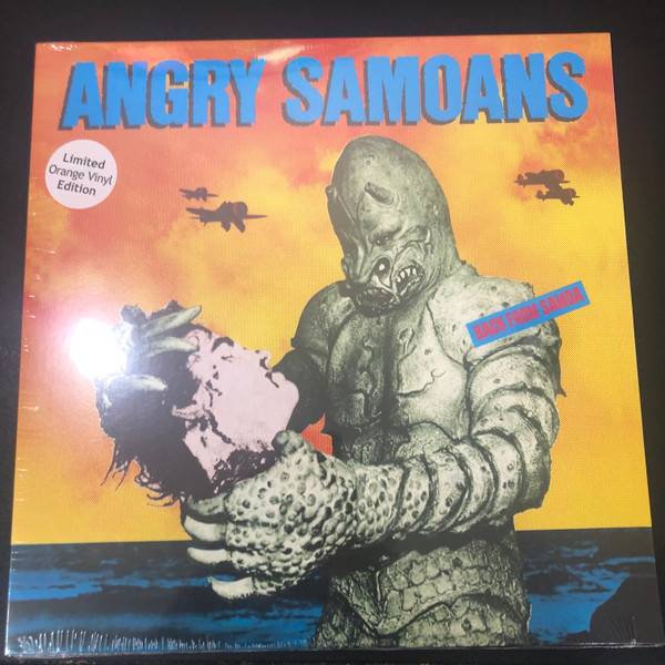 ANGRY SAMOANS - Back From Samoa- Resissue of 1982 punk classic ltd ed  ORANGE- LP