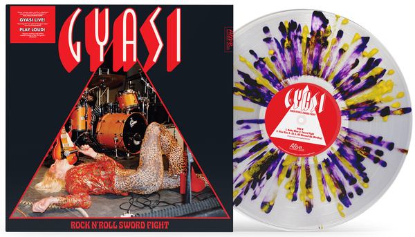 GYASI - ROCK N ROLL SWORD FIGHT -SPLATTER VINYL W INSERT (Bolan