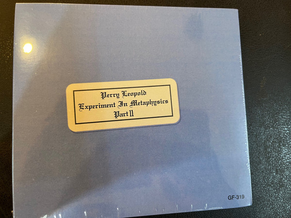 Bomp Productions PERRY LEOPOLD Experiment In Metaphysics, Part II- CD - Bomp Records