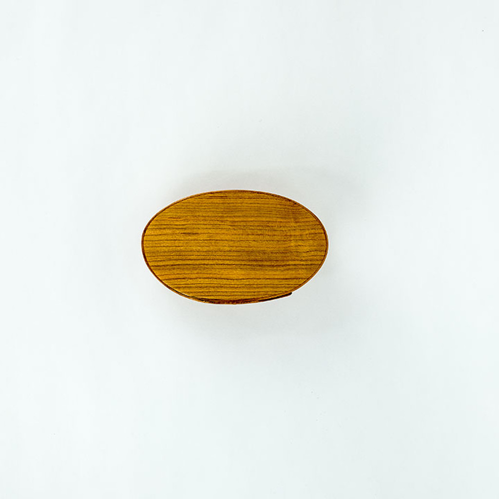 Elegant #1 shaker oval box made from fine hardwoods.