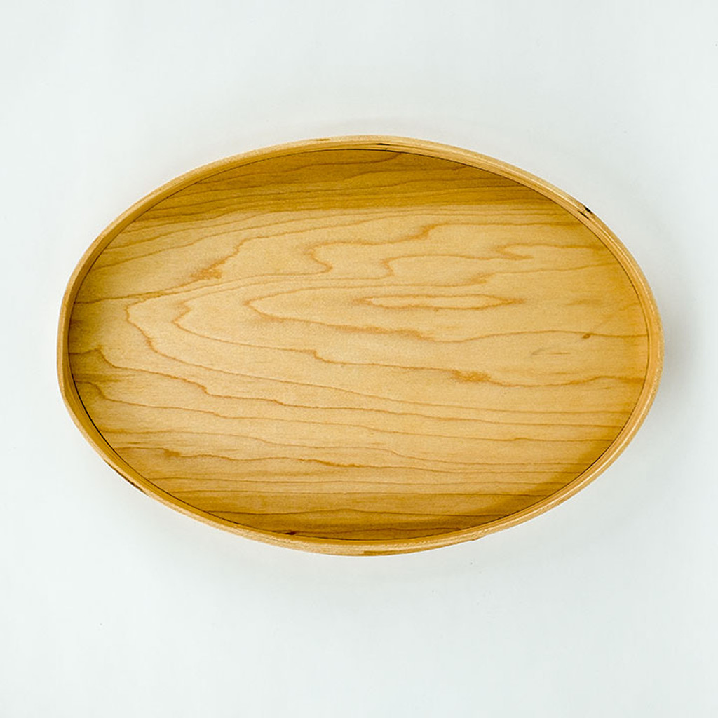 Elegant #6 oval serving trays made from fine hardwoods.
