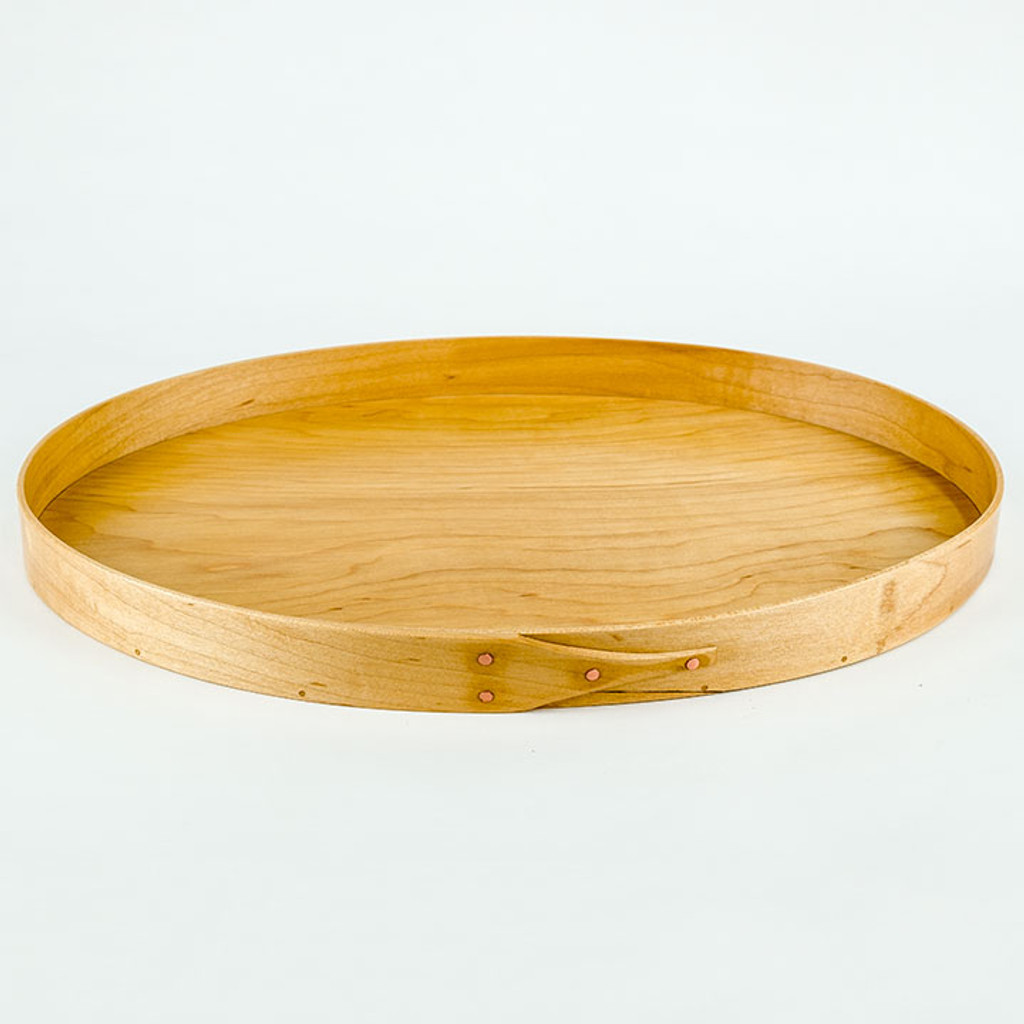 The natural beauty of #8 oval serving trays make unique gifts for women.