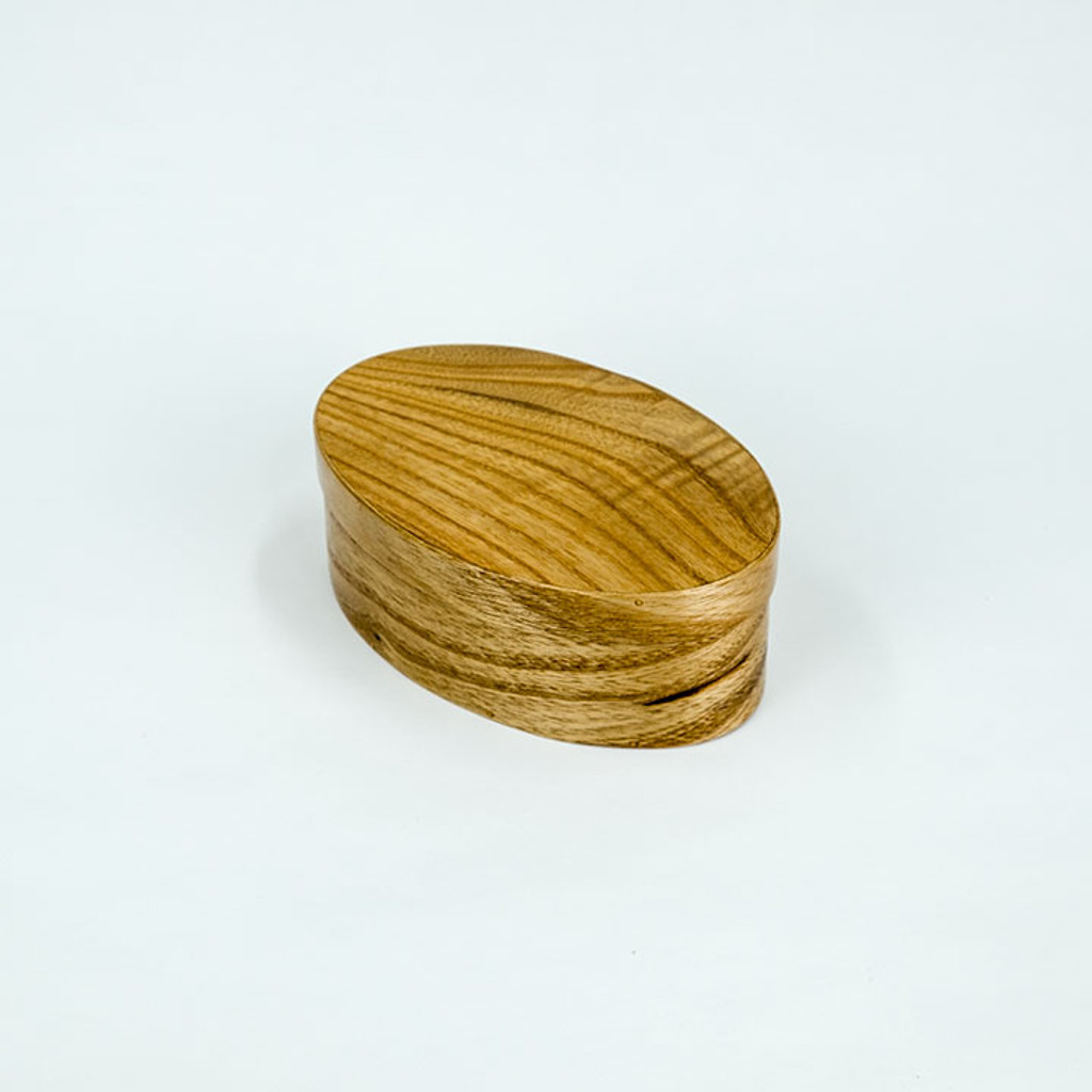 Handcrafted #2 shaker Chestnut lidded box organizes fine collectibles and has its own interesting story.