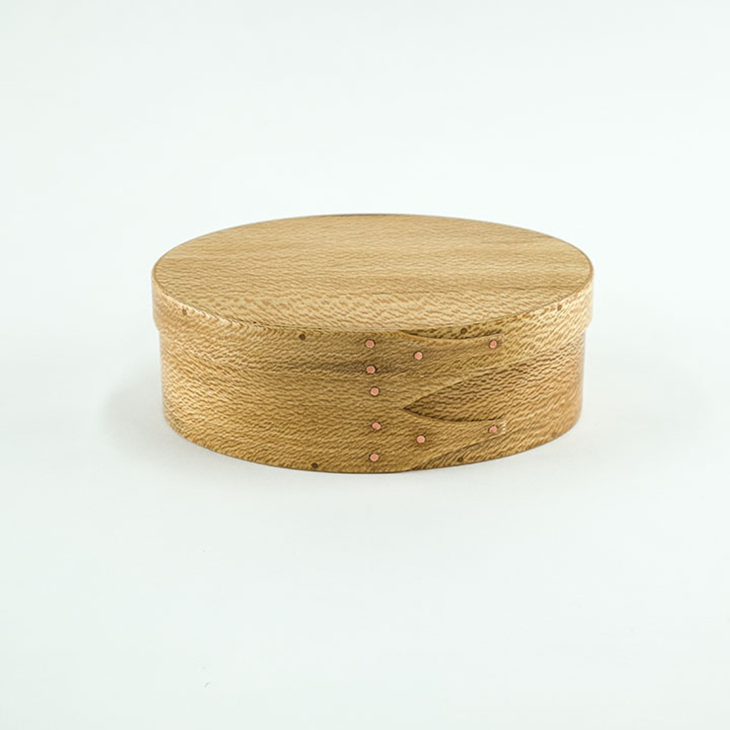 The #2 shaker American Sycamore lidded box makes a perfect gift for women, men, or collectors.