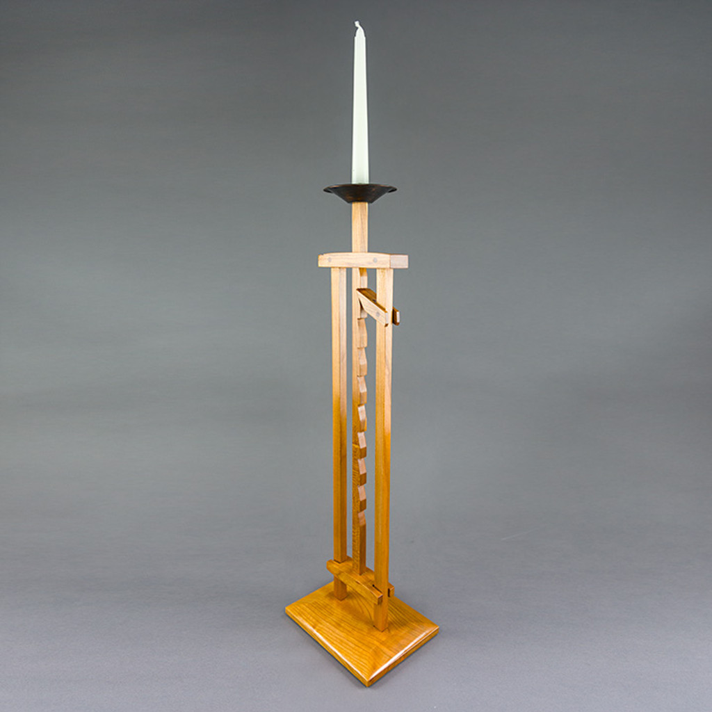 Based on a historic antebellum plantation original, the ratcheting candle stand is an elegant addition to any decor.
