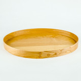 Handcrafted #7 wooden oval serving trays organize jewelry or perfume.