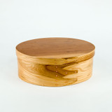 Elegant oval jewelry boxes made from fine hardwoods like cherry, oak, maple, or ash.