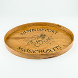 Elegant and artful, #8 Newburyport destination trays are made from fine local hardwoods.