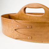 Bent wood #7 divided carriers make a unique handcrafted gift for birthdays, weddings, or anniversaries.