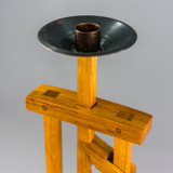 Solid copper hardware features an oil-rubbed finish with an antique patina.