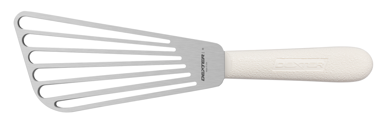 S186½ SANI-SAFE® 6 ½" x 3" Slotted Fish Turner