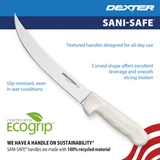 SANI-SAFE® Narrow Breaking Knife, textured, slip resistant handle