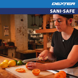 SANI-SAFE®  Produce Knife cutting an orange