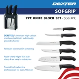 SOFGRIP® 7-Piece Knife Block Set Blade Description