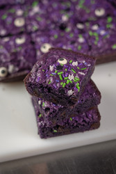 Spooky Ube Brownies