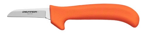 2½" wide clip pt. tender/shoulder/trim knife., orange. Hdl.