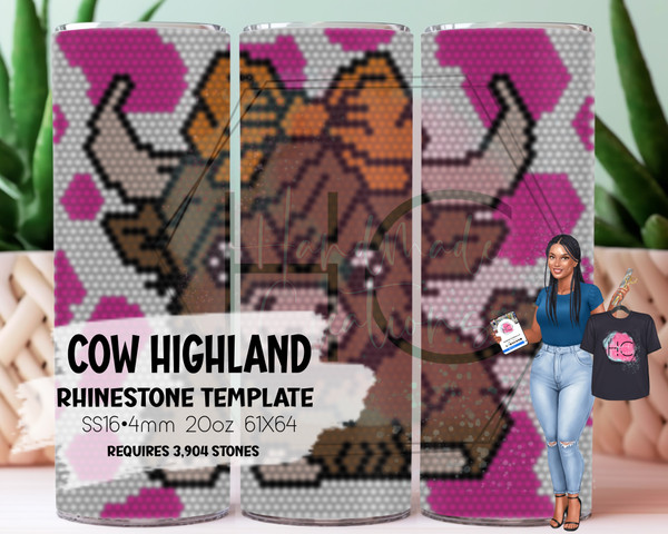 Cow Highland Template