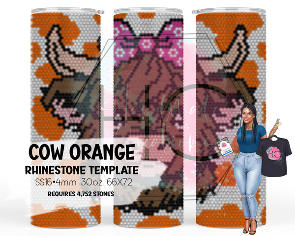 Cow Orange Template