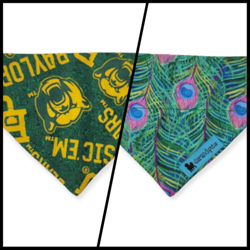 Baylor/Peacock Bandana (X-Small)