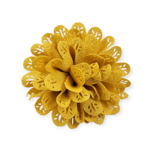 Mustard Yellow Collar Flower