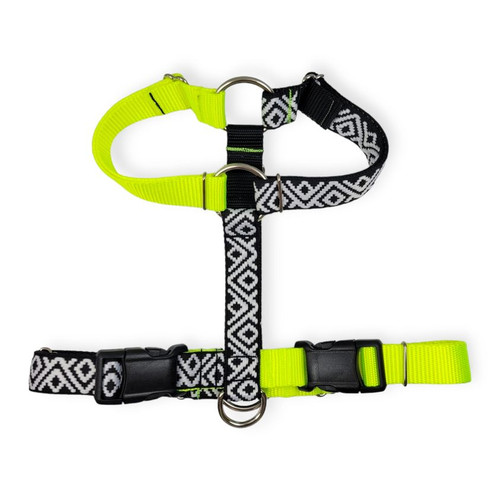 Gatsby/Neon Yellow SureFit Harness (M/L)