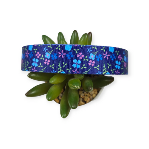 Blueberry Fields Dog Collar (Large)