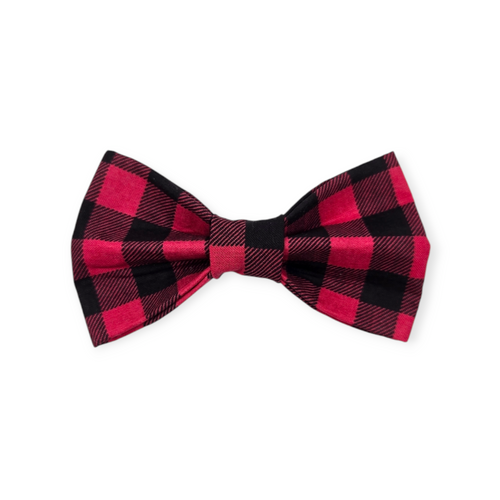 Red Buffalo Plaid  Bowtie - 5"