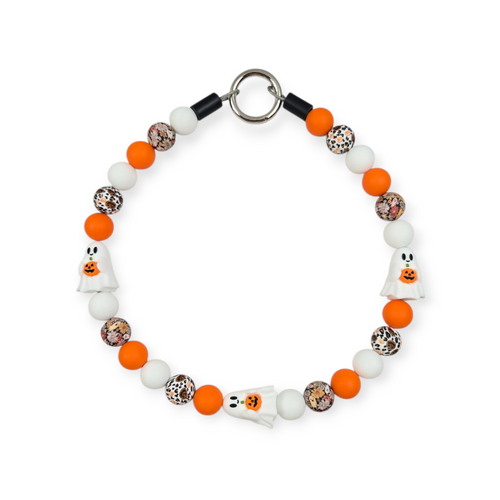 Ghost Beaded Collar - 19"