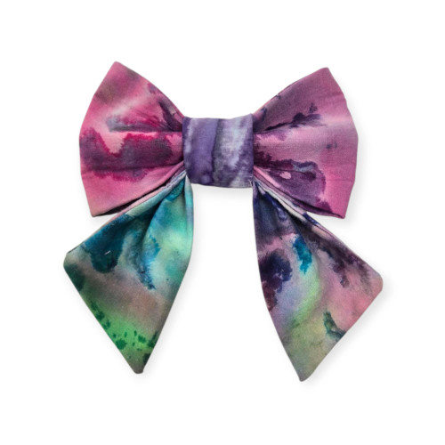 Watercolors Sailor Bow - 4"