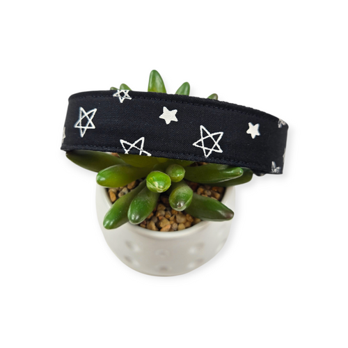 Sketched Stars Dog Collar (Large)