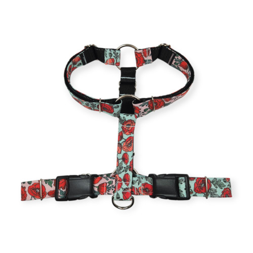 Poppy Floral SureFit Harness (M/L)