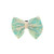 Blue Lace Collar Bow - 5"