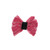 Pink Lace Collar Bow - 5"