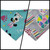 Easter/Geometric Hearts Bandana (X-Small)