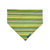 Baylor Traditions/Green & Yellow Stripes Reversible Bandana (Medium)