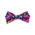 Pink Rainbow Leopard Bowtie - 4"