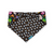 Ghosts/Dog Sugar Skull Slip-on Scrunchie Bandana (L/XL)