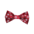 Red Snowflakes Bowtie - 5"
