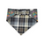 Lick or Treat/Plaid Slip-on Scrunchie Bandana (Medium)