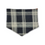 Longhorns/Black Plaid Reversible Tie-on Bandana (Medium)