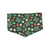 Cookie Tester/Green Plaid Reversible Tie-on Bandana (X-Small)