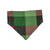 Snack Cake Trees/Red & Green Plaid Slide-on Bandana (XX-Small)