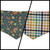 Lucky Charms/ Rainbow Plaid Reversible Tie-on Bandana (Medium)