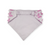 3D Pastel Rainbow Butterflies on Purple Slip-on Scrunchie Bandana (X-Large)