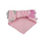 3D Pastel Rainbow Butterflies on Pink Slip-on Scrunchie Bandana (X-Small)