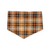 Astros/ Orange Plaid Reversible Tie-on Bandana (Small)