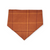 Longhorns/Orange Plaid Slip-on Scrunchie Bandana (Medium)